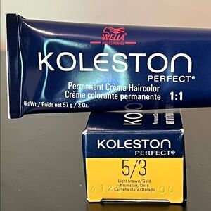 Wella Koleston Perfect 5/3 Light Brown Gold Permanent Hair Color